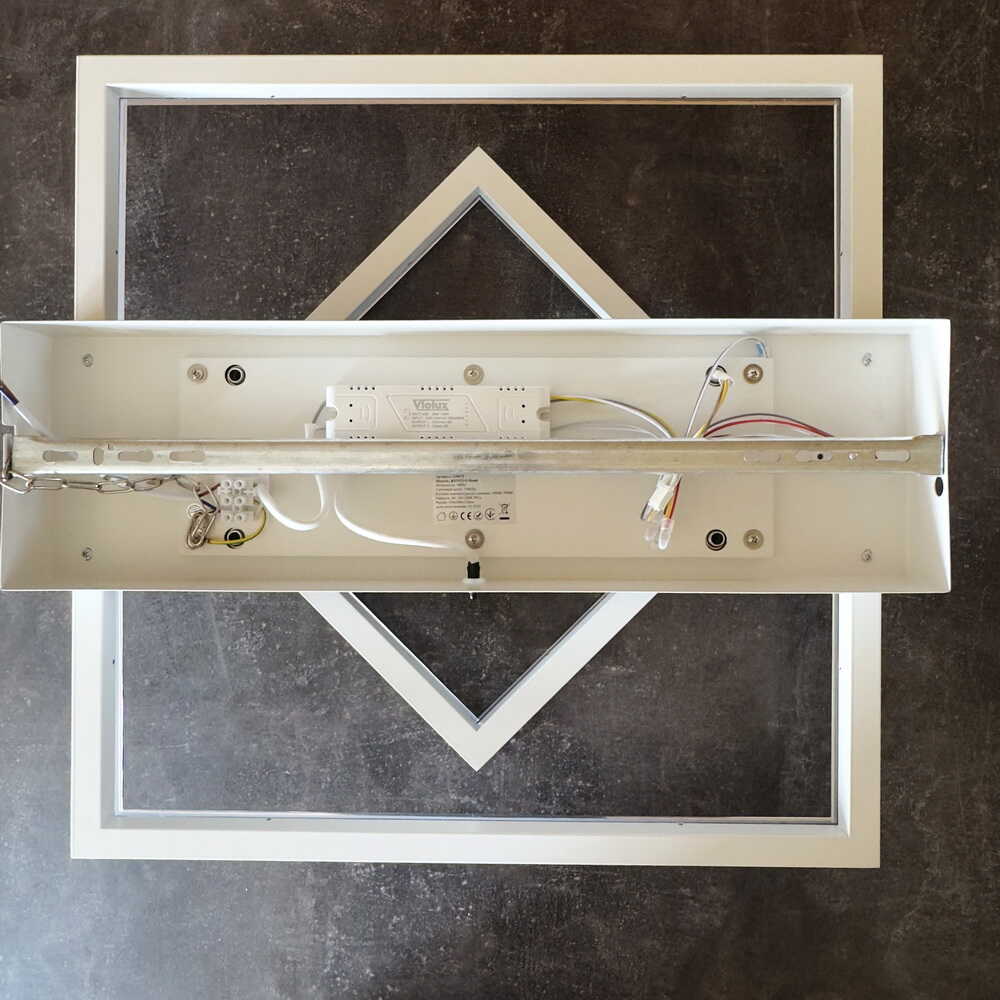 Светильник LED smart KENZO-S с пультом 100Вт 3000-5000K 7100Lm Квадратный Белый 220675